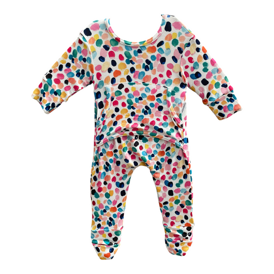 Stretchaboo Absolutely Dotty Bamboo Baby Grow - Stretchaboo
