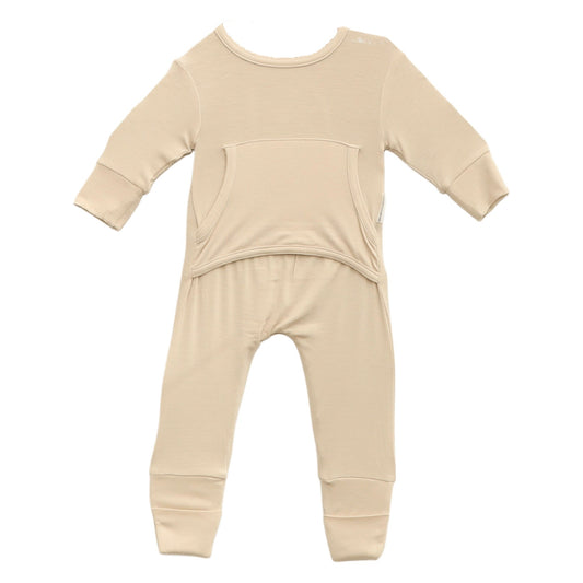 Stretchaboo Brilliant Beige Baby Grow - Stretchaboo