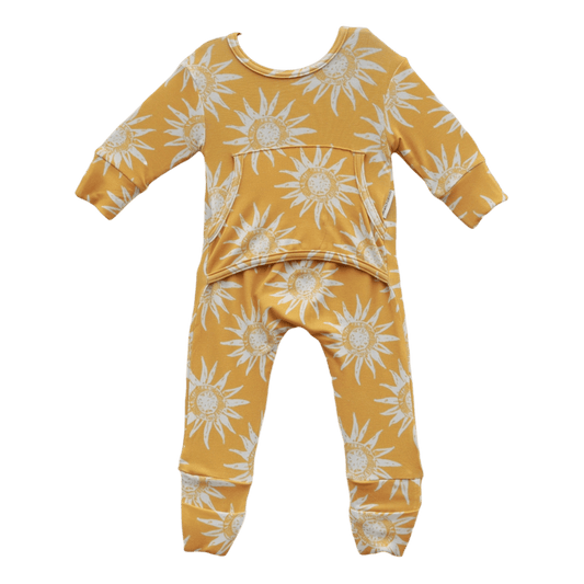 Stretchaboo Here Come the Suns Bamboo Baby Grow - Stretchaboo