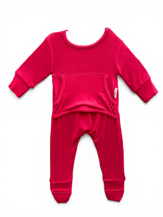 Stretchaboo Jelly Red Bamboo Baby Grow - Stretchaboo