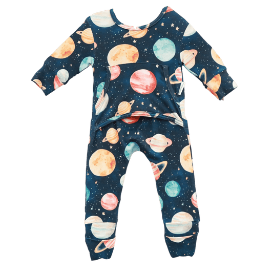 Stretchaboo Space Oddities Bamboo Baby Grow - Stretchaboo