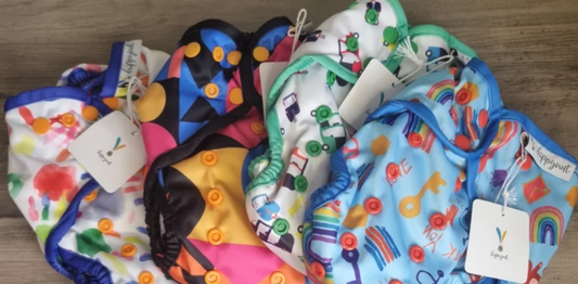 Baby grows that fit reusable cloth nappies - Stretchaboo