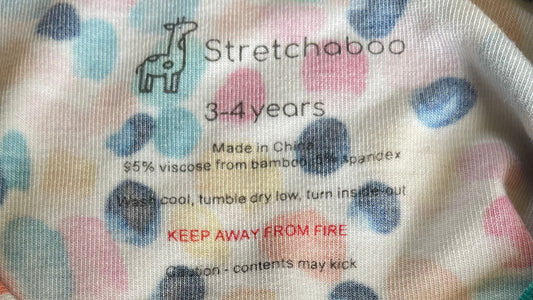 Our baby grows have no internal labels - Stretchaboo