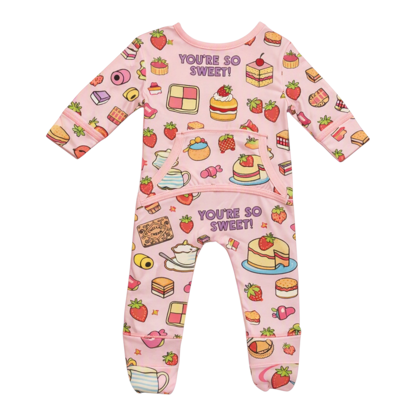 Stretchaboo x Sam Jayne So Sweet Bamboo Baby Grow
