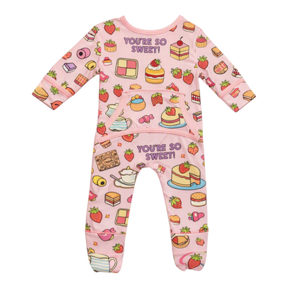 Stretchaboo x Sam Jayne So Sweet Bamboo Baby Grow