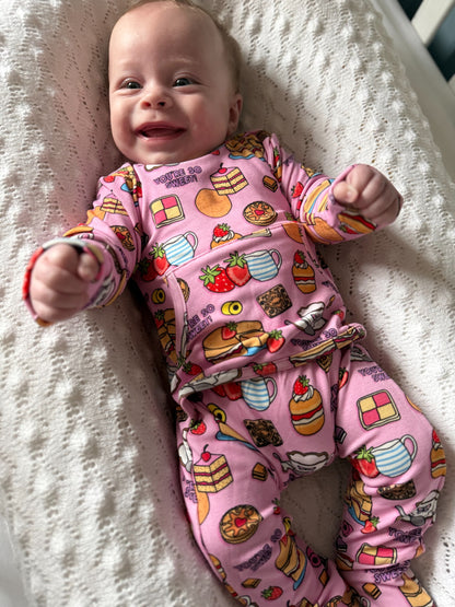 Stretchaboo x Sam Jayne So Sweet Bamboo Baby Grow
