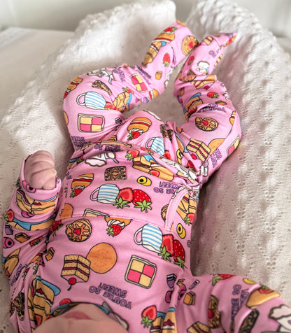 Stretchaboo x Sam Jayne So Sweet Bamboo Baby Grow