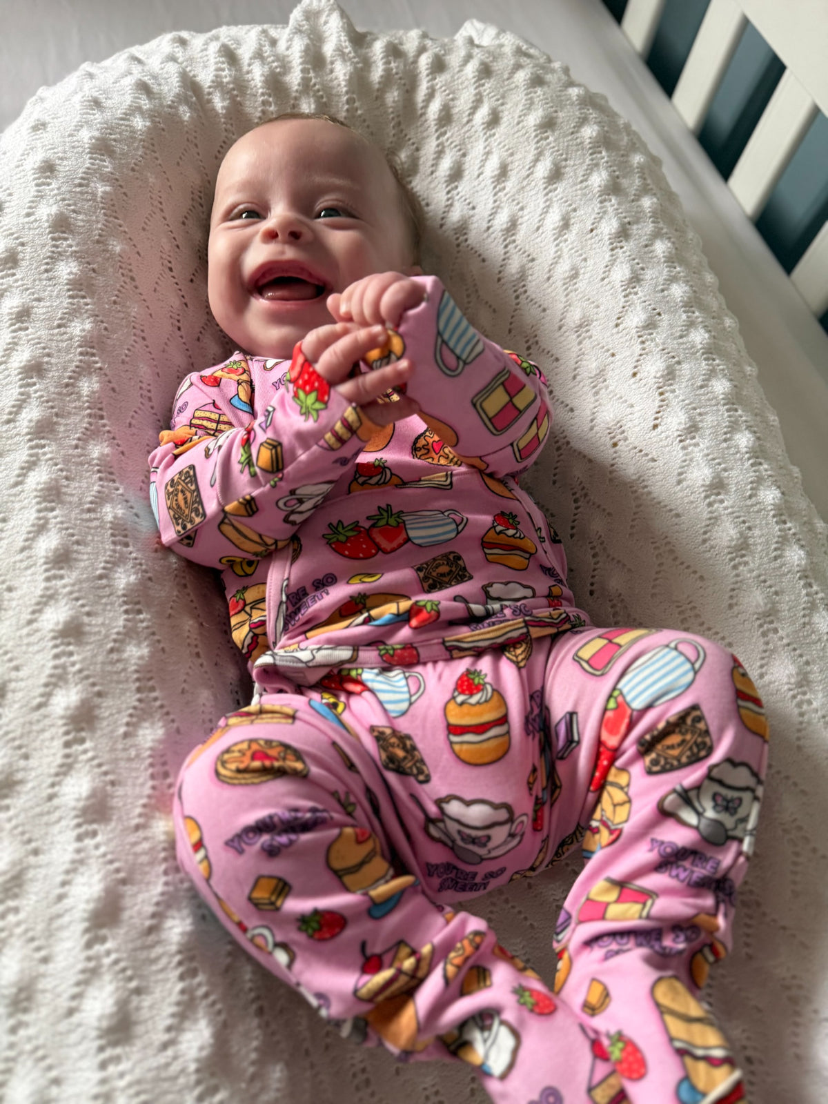 Stretchaboo x Sam Jayne So Sweet Bamboo Baby Grow