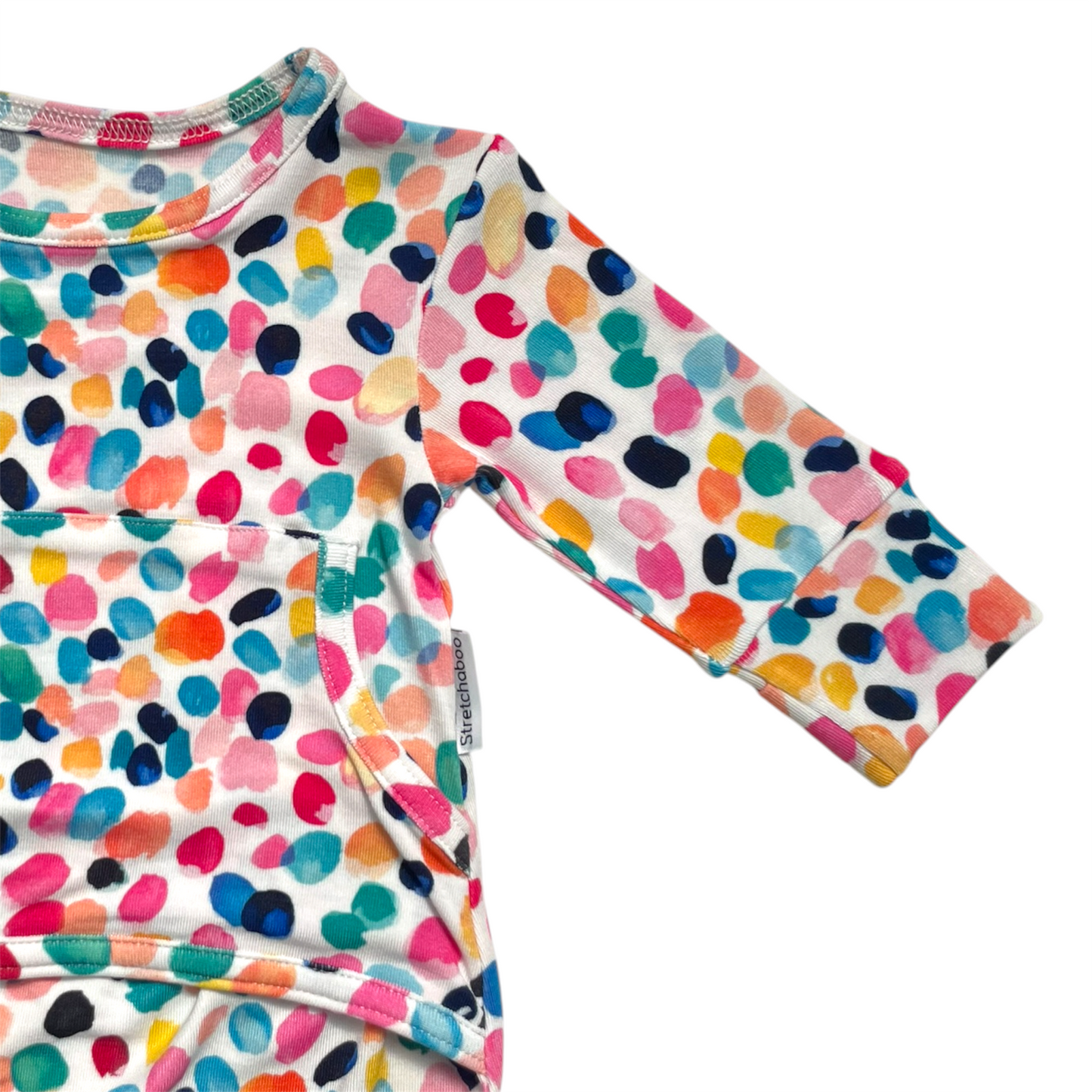 Stretchaboo Absolutely Dotty Bamboo Baby Grow - Stretchaboo