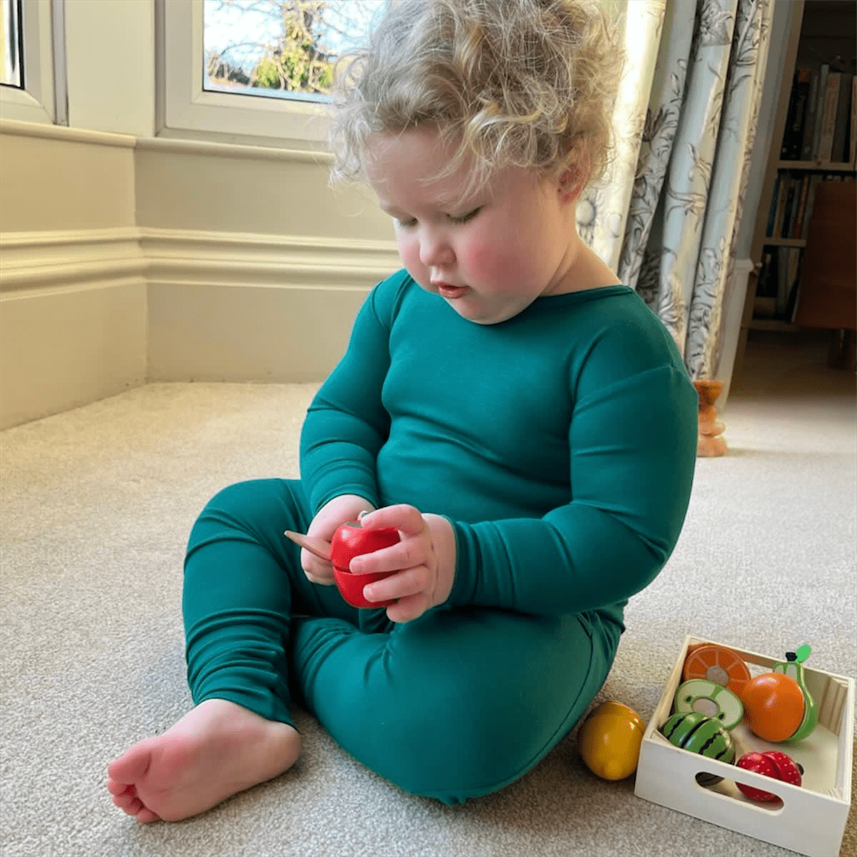 Stretchaboo Baize Green Bamboo Baby Grow - Stretchaboo