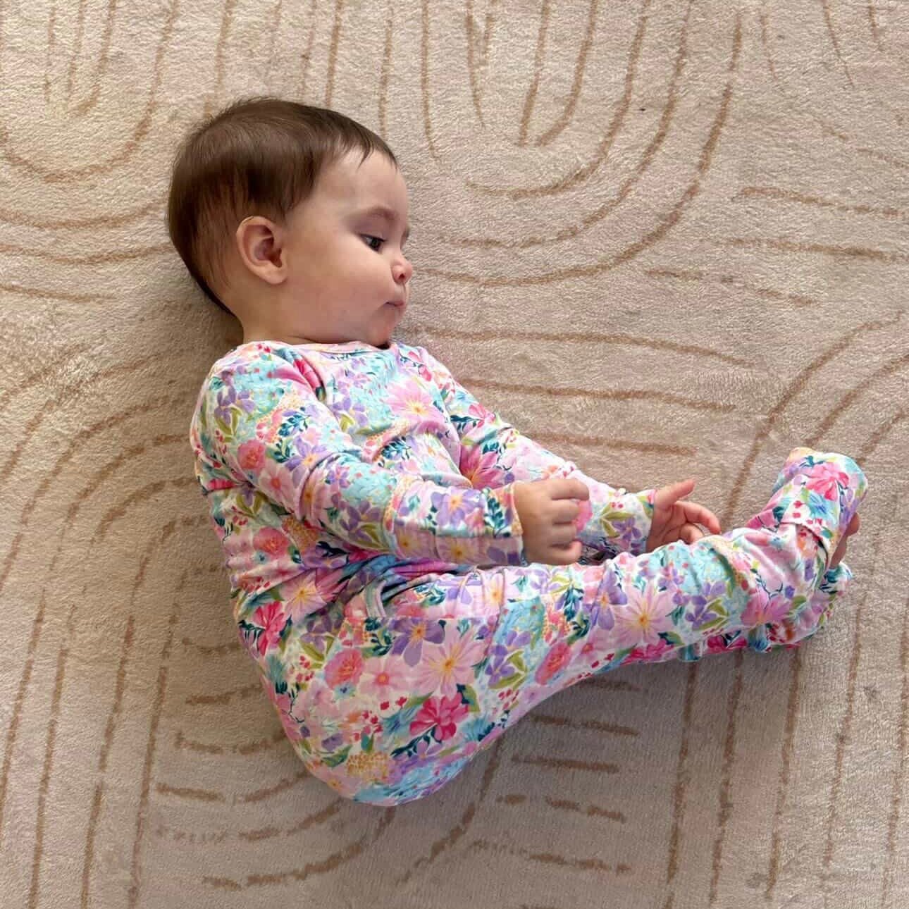 Stretchaboo Blooming Lovely Bamboo Baby Grow - Stretchaboo