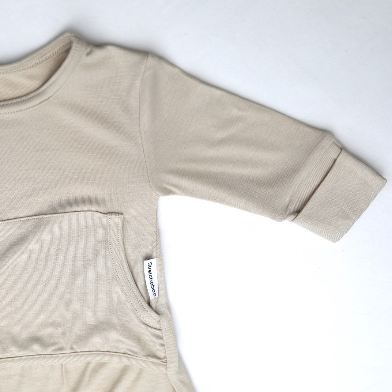 Stretchaboo Brilliant Beige Baby Grow - Stretchaboo