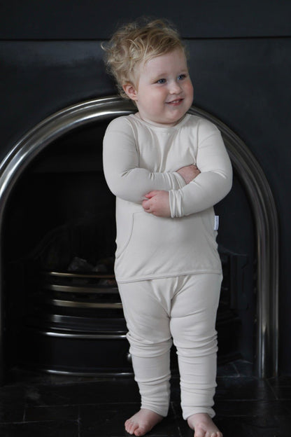 Stretchaboo Brilliant Beige Baby Grow - Stretchaboo
