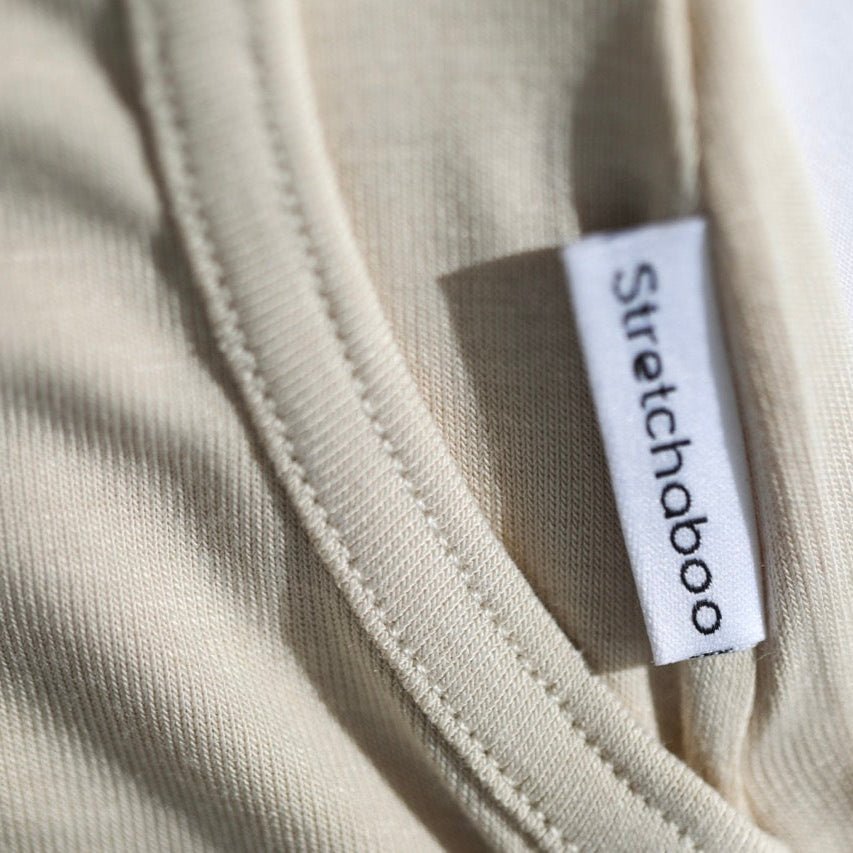 Stretchaboo Brilliant Beige Baby Grow - Stretchaboo