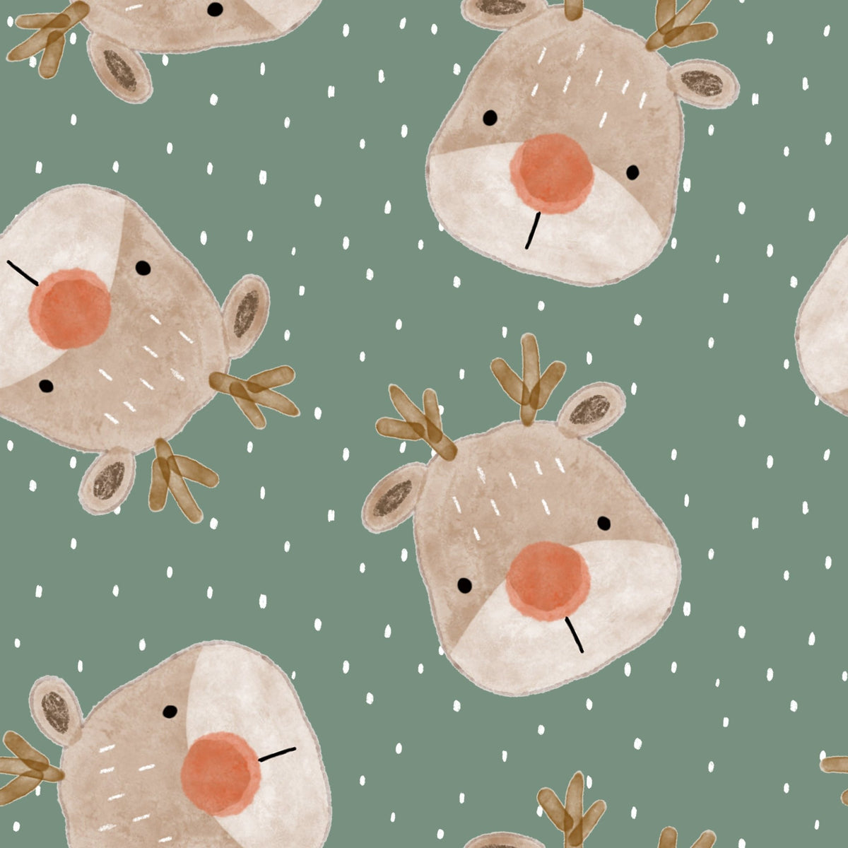 Stretchaboo First Christmas Reindeer Bamboo Baby Grow - Stretchaboo