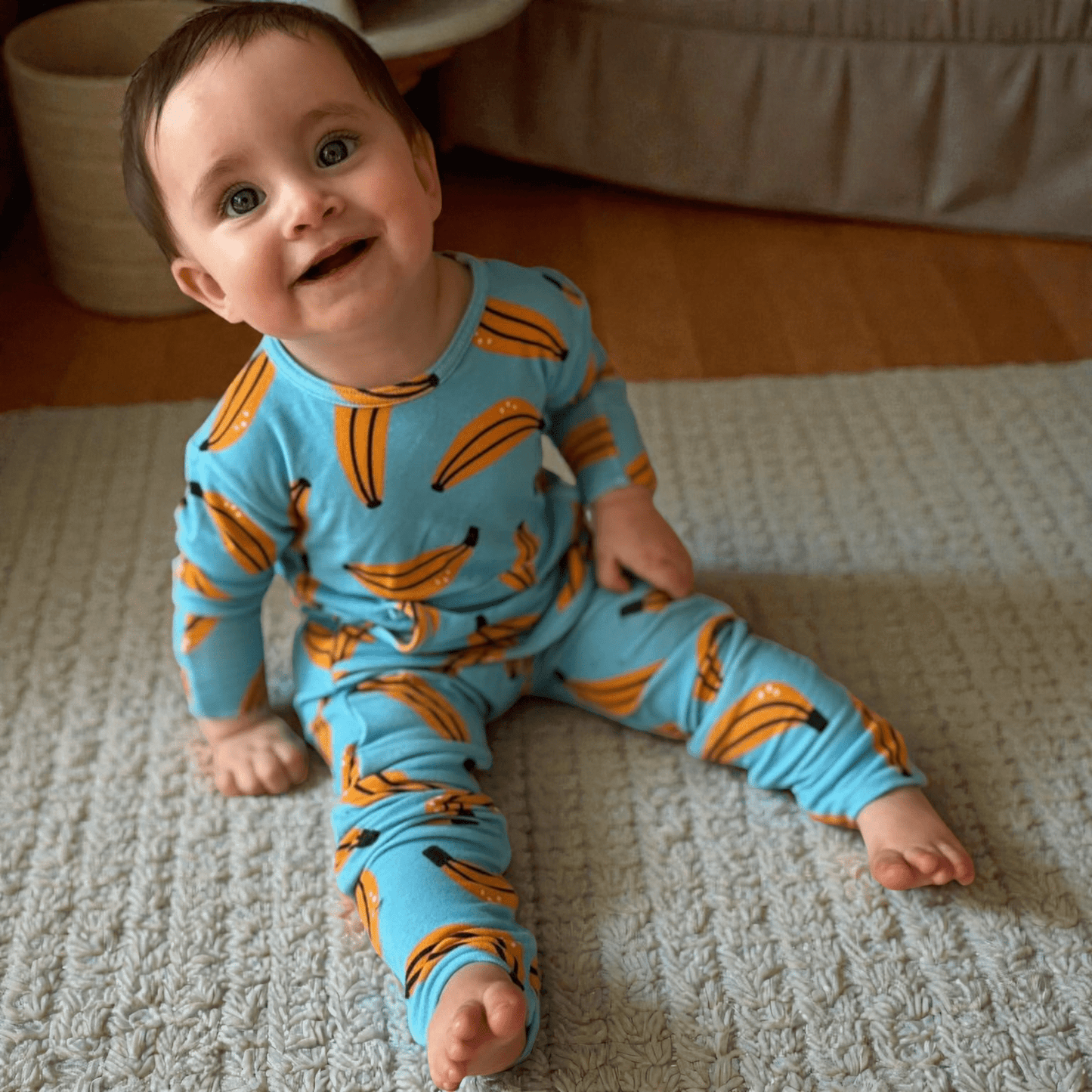 Stretchaboo Go Bananas Bamboo Baby Grow - Stretchaboo