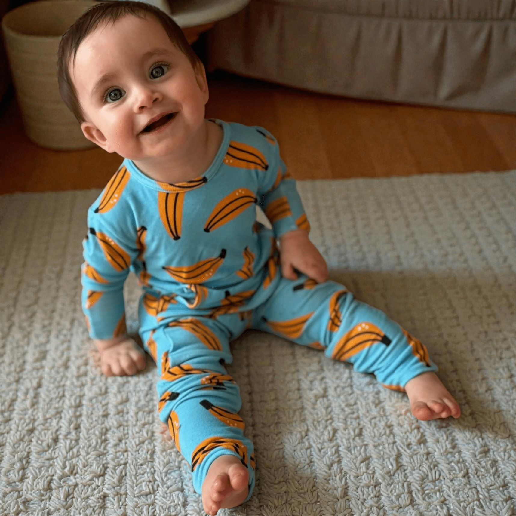 Stretchaboo Go Bananas Bamboo Baby Grow - Stretchaboo