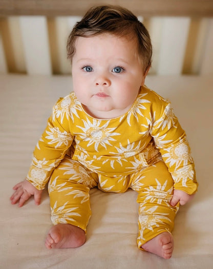 Stretchaboo Here Come the Suns Bamboo Baby Grow - Stretchaboo