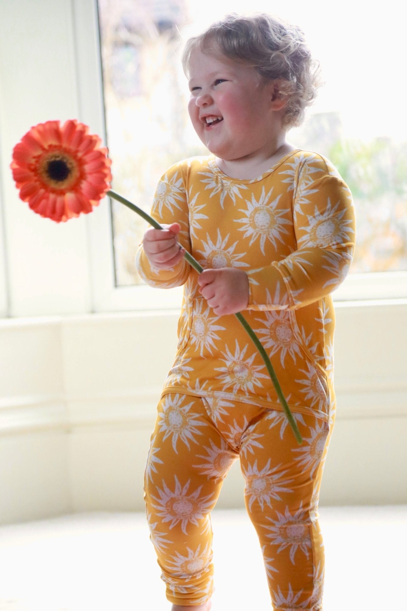Stretchaboo Here Come the Suns Bamboo Baby Grow - Stretchaboo