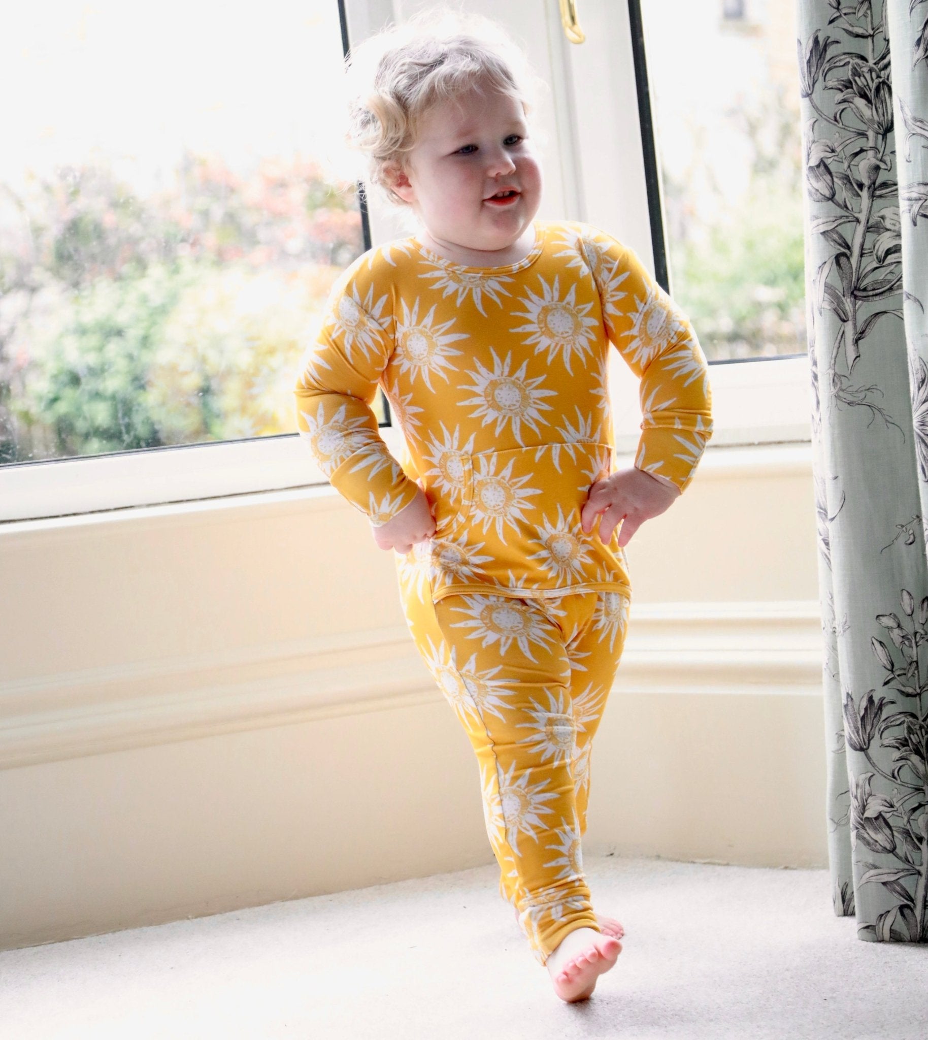 Stretchaboo Here Come the Suns Bamboo Baby Grow - Stretchaboo