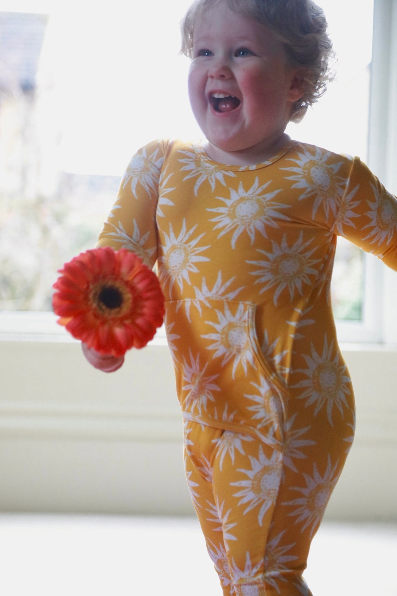 Stretchaboo Here Come the Suns Bamboo Baby Grow - Stretchaboo