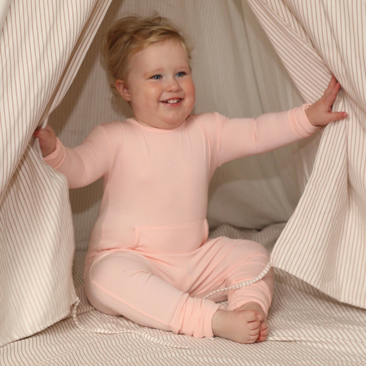 Stretchaboo Hint of Pink Baby Grow - Stretchaboo