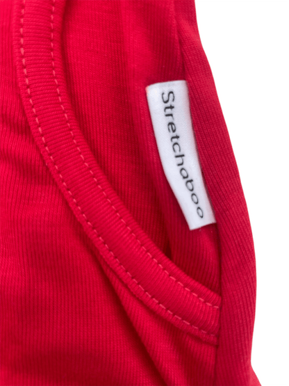 Stretchaboo Jelly Red Bamboo Baby Grow - Stretchaboo