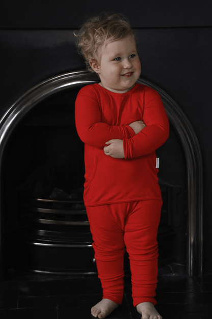 Stretchaboo Jelly Red Bamboo Baby Grow - Stretchaboo