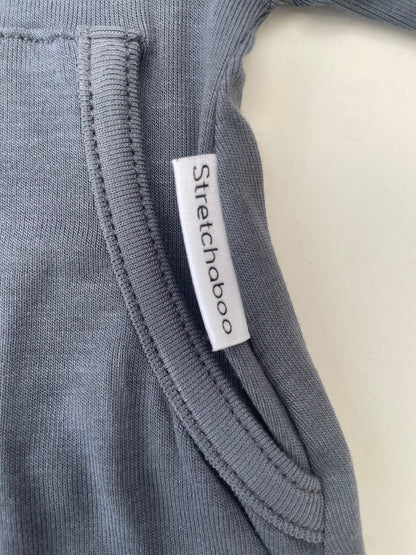 Stretchaboo Slate Grey Bamboo Baby Grow - Stretchaboo