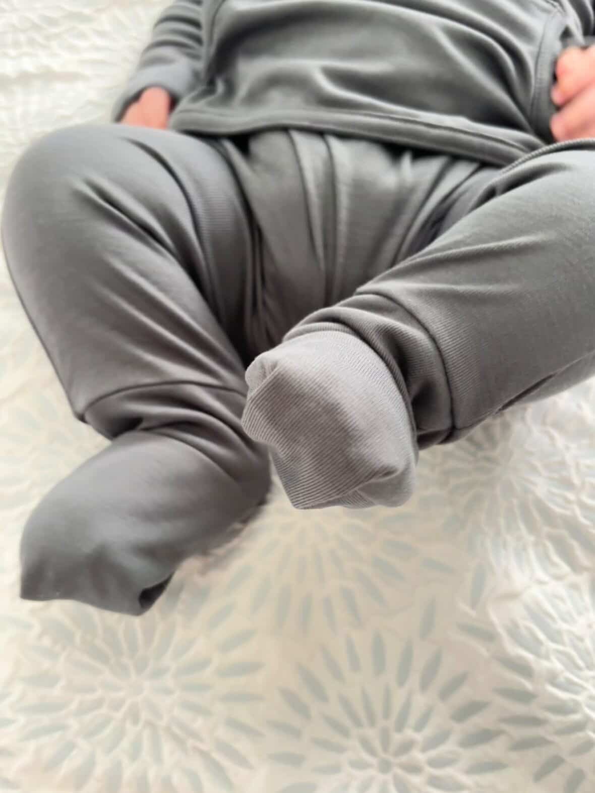 Stretchaboo Slate Grey Bamboo Baby Grow - Stretchaboo