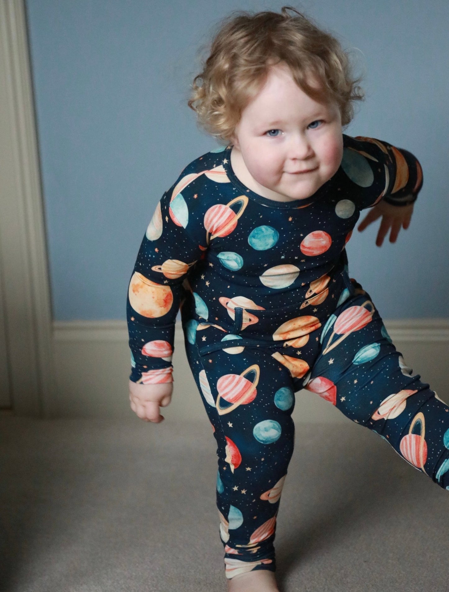 Stretchaboo Space Oddities Bamboo Baby Grow - Stretchaboo