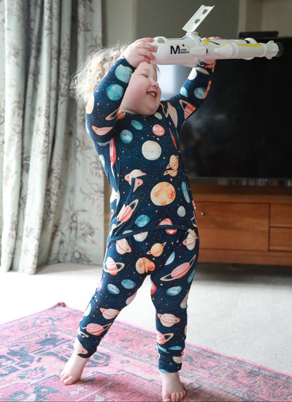 Stretchaboo Space Oddities Bamboo Baby Grow - Stretchaboo
