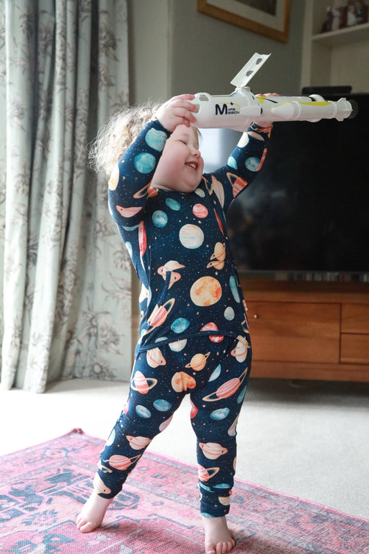 Stretchaboo Space Oddities Bamboo Baby Grow - Stretchaboo