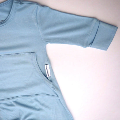 Stretchaboo Volare Light Blue Baby Grow - Stretchaboo