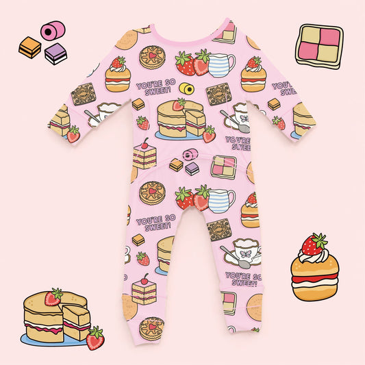 Stretchaboo x Sam Jayne So Sweet Bamboo Baby Grow - Stretchaboo
