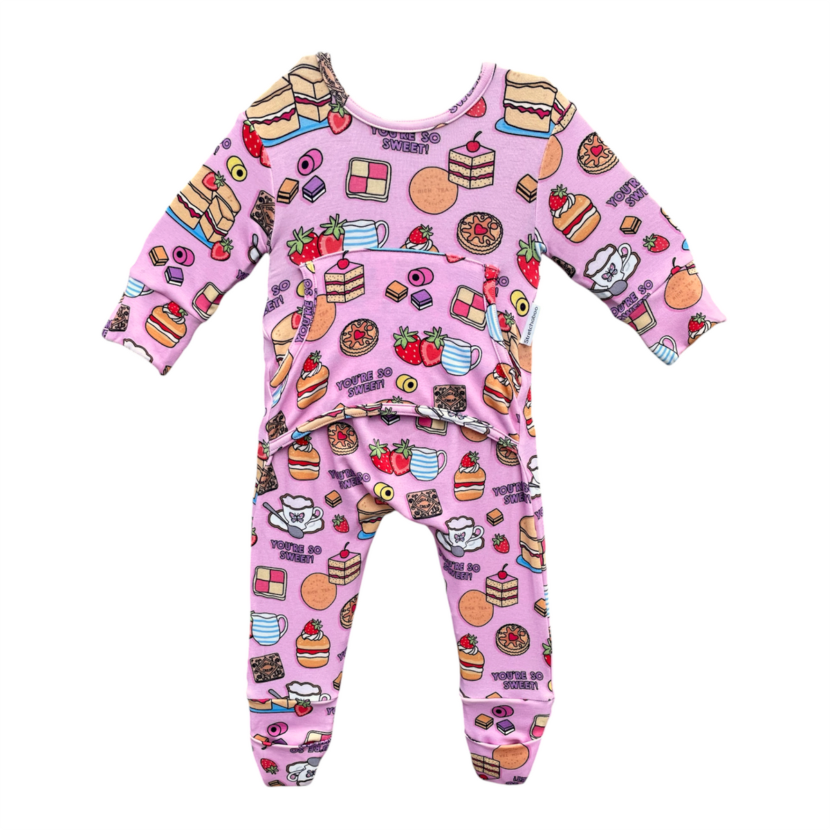 Stretchaboo x Sam Jayne So Sweet Bamboo Baby Grow - Stretchaboo
